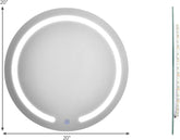 modern led mirror
